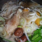 鶏肉と白菜の参鶏湯風鍋